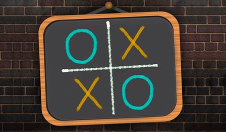 Tic Tac Toe Blackboard