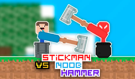 Stickman vs Noob Hammer